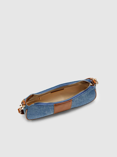 Bella Denim Shoulder Bag